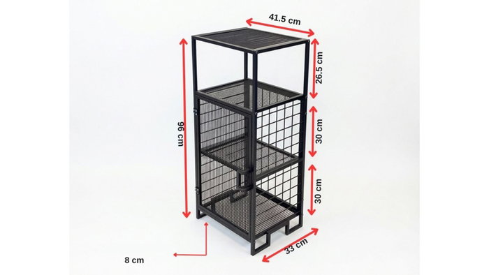 Hanah Home Armario multiusos Negro